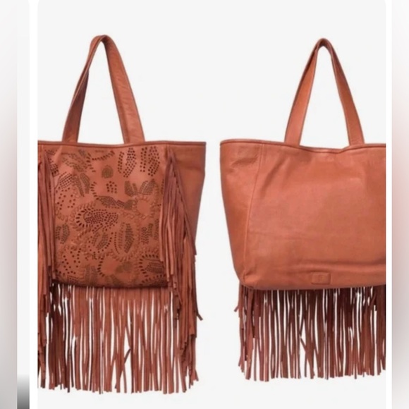 Brand new with tag Frye leather fringe bag. - Picture 2 of 6
